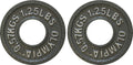 Ader Olympic Plate (Gray Hammertone Finished, 1.25 Lb)