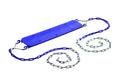 Beginner Swingset Seat With Chains | Purple | 115Lb Capacity | 58'' Zinc-Plated Chain W/Vinyl Coating | Easy Assembly & Installa