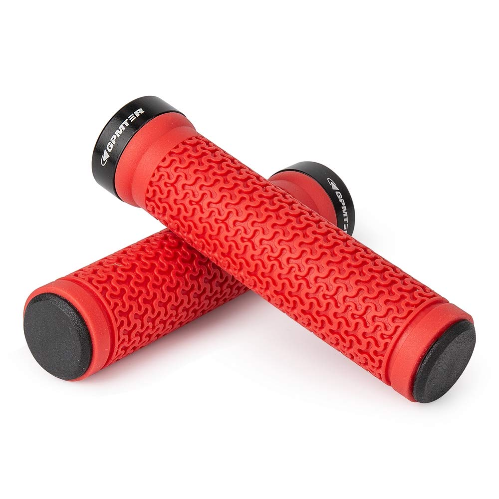 Gpmter Bike Handlebar Grips, Single Lock-On Bicycle Grips Handle Bar End Holding Locking Grips, For Bmx, Mountain, Mtb, Cruiser,