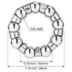 Lanturn Bike Ball Crank Bearing 14 Inch X 9 Balls,4 Pcs Ball Bearings For Bike Crank Bottom Bracket, Kidsstretch Bicycle, 14 Inc