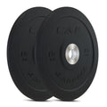 Cap Barbell Best Olympic Bumper Plate Set, Black, 15 Lb Pair