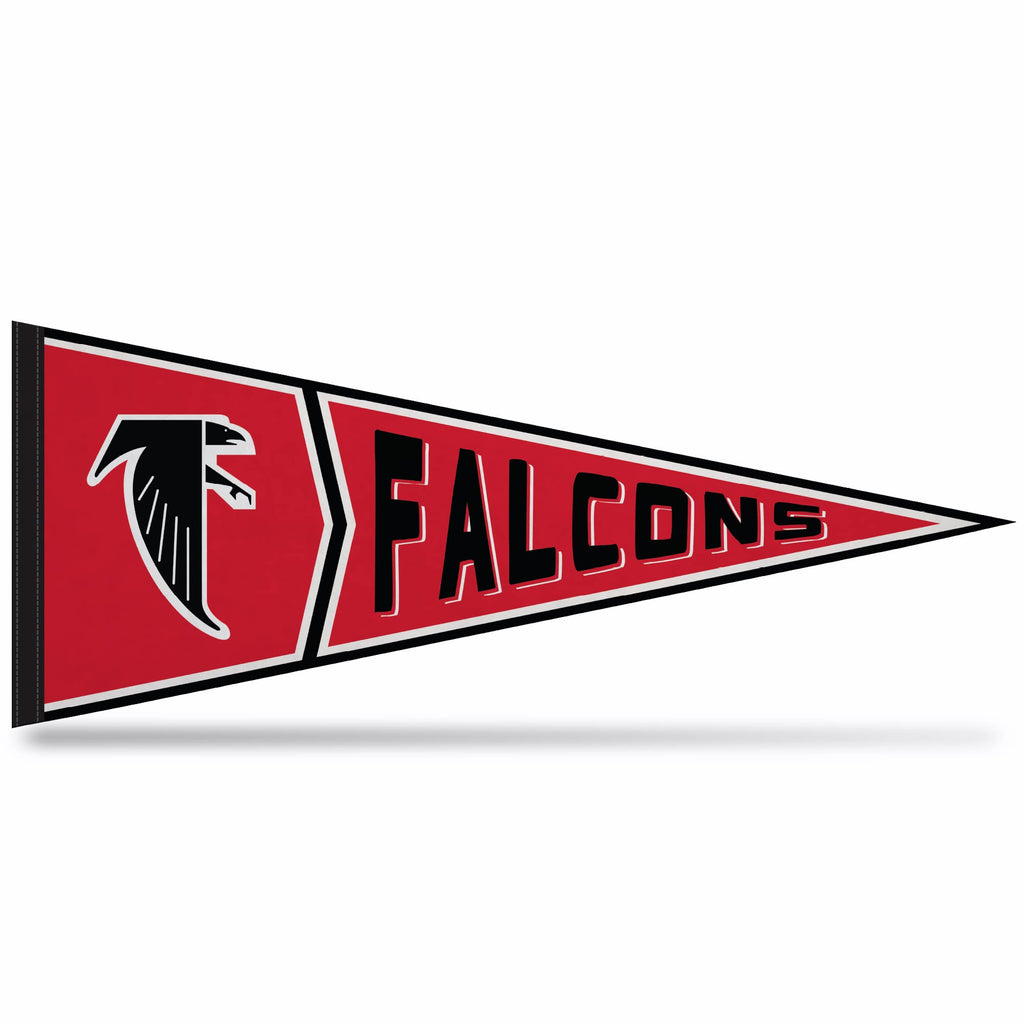 Rico Industries Nfl Football Atlanta Falcons Retro - Alt 12'' X 30'' Felt Wall D  Cor Pennant - Great For Home/Bed Room/Man Cave