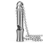 Tisur Titanium Emergency Keychain Necklace Whistle,Edc Safety Whistles For Women And Kids,Loud Up To 120Db, Survival Whistles Fo