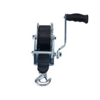 Openroad Boat Winch 1500Lbs Hand Winch,For Boat Trailer Towing Winch, With 26Ft Black Strap And Brake Ratchet