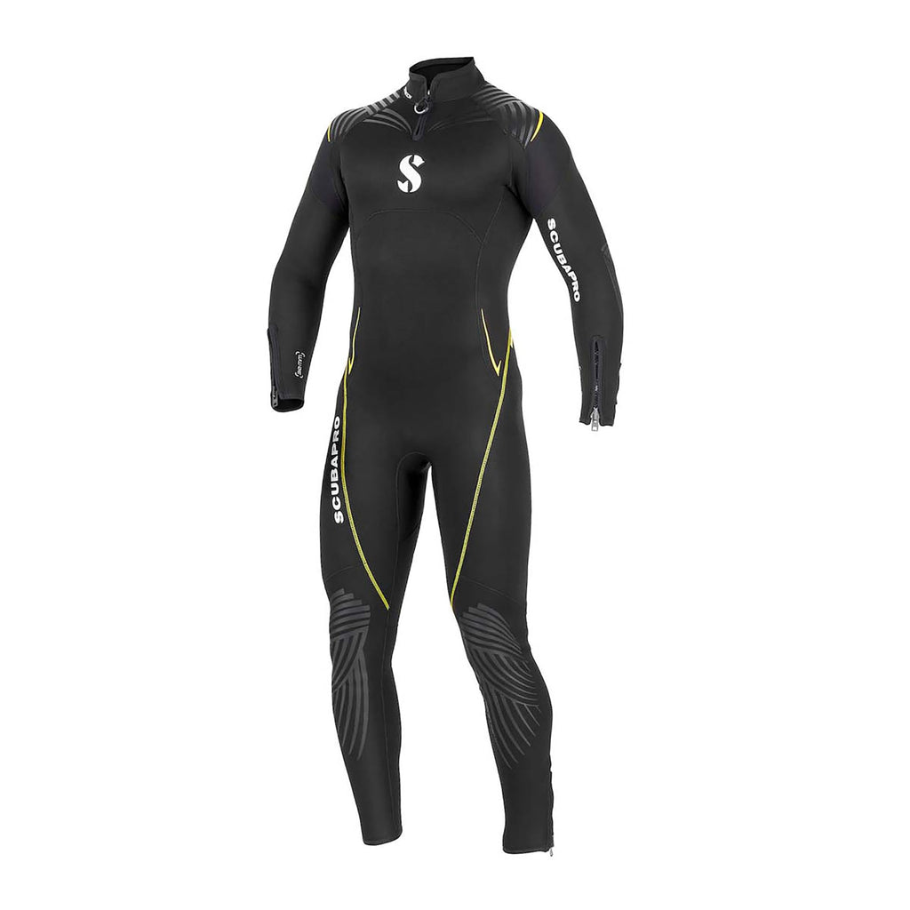 Scubapro Definition Steamer 3Mm Mens - Black- Yellow - L