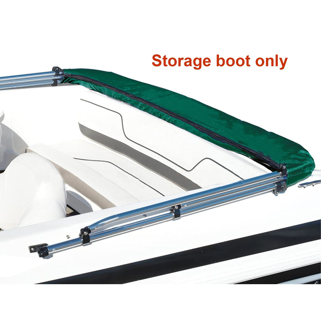 Savvycraft Bimini Top Storage Boot 67''-72'' Width Green Color, Waterproof Uv Protection Bimini Top Replacement Boot, Fit Round