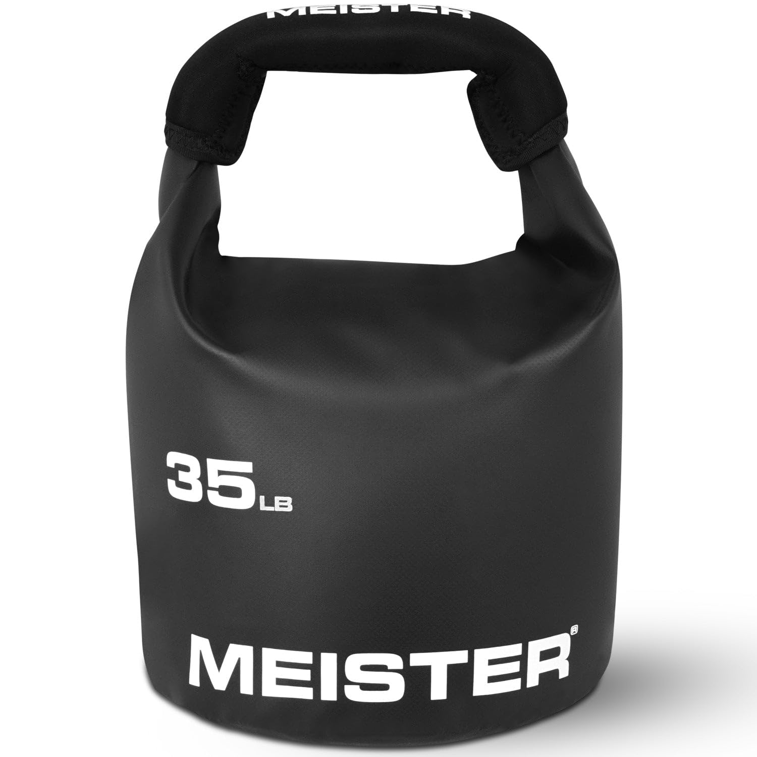 Meister BEAST Portable Sand Kettlebell  Soft Sandbag Weight  35lb / 15.9kg  Black
