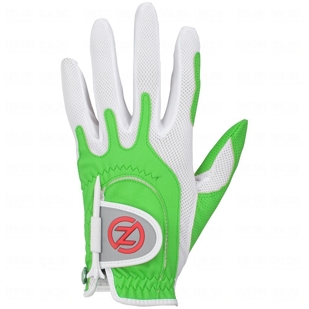 Zero Friction Ladies Compression Golf Glove - Lime Rh Glove (Lh Golfer)