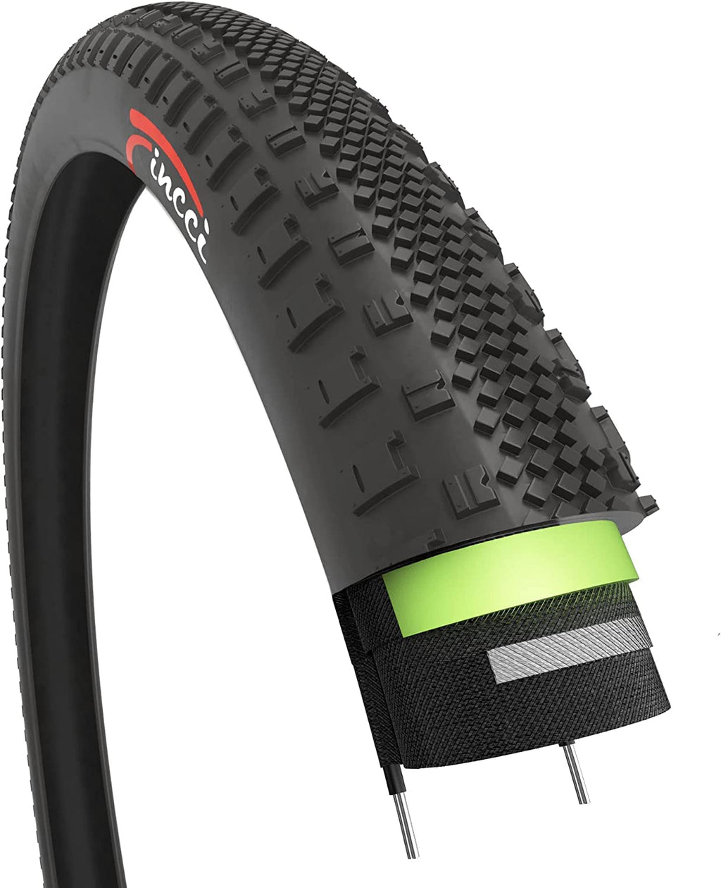 Fincci 700X38C Bike Tire 40-622 With 1Mm Antipuncture Protection For Electric Gravel Road Mtb Mountain Hybrid Bicycle