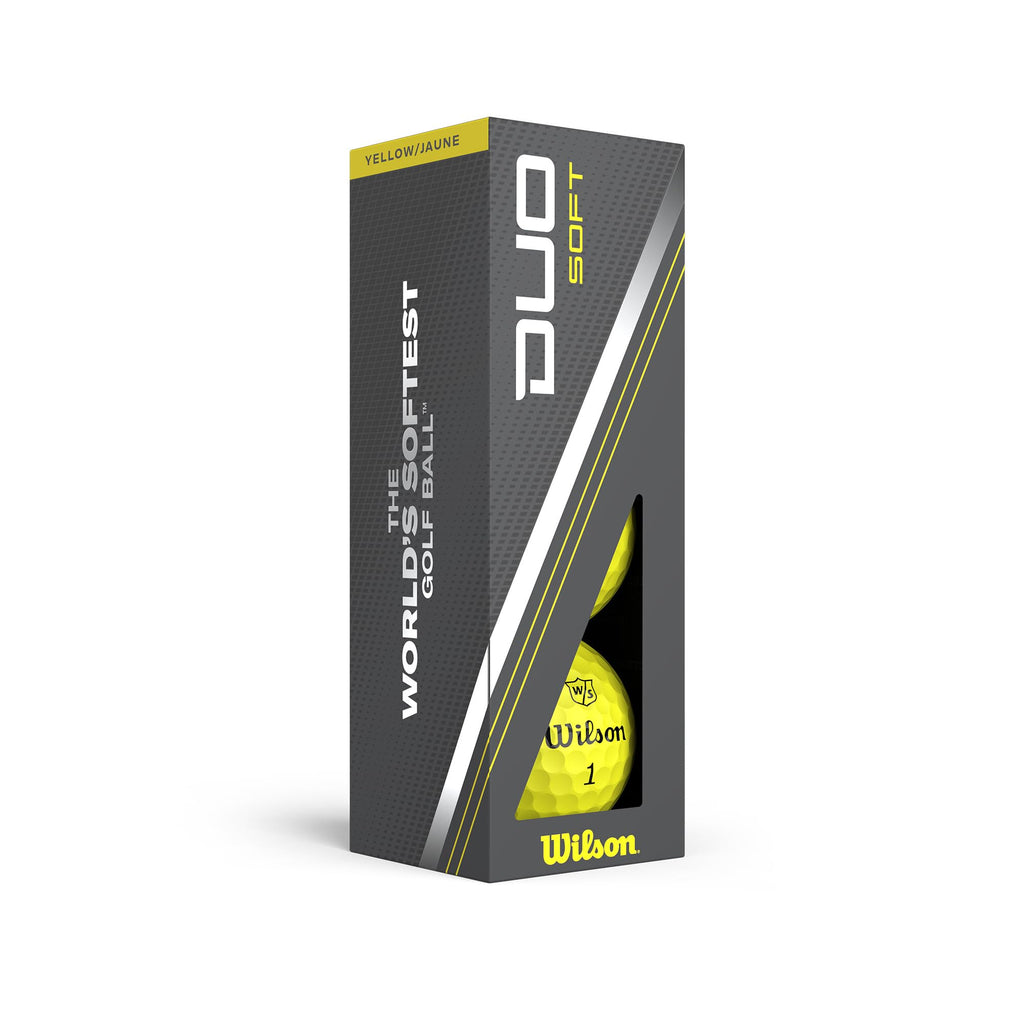 Wilson Staff Duo Soft Golf Balls - 12 Pack, Yellow