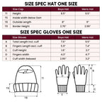Ultra Game Nfl Mens Womens Super Soft Winter Beanie Knit Hat With Extra Warm Touch Screen Gloves, Jacksonville Jaguars, Team Col