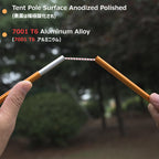 Azarxis Tent Pole Repair Kit Splint Support Kit Replacements Aluminum Rod Adjustable Replacement Poles Accessories For Camping H