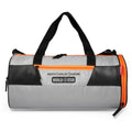 World Star Men & Women Trendy Gym Bag/Duffle Bag/Shoulder Bag/Sports Bag/Gym Bags/Adjustable Shoulder Bag (White & Orange)