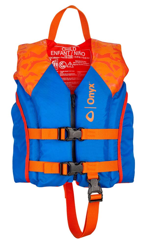Onyx All Adventure Child Paddle & Water Sports Life Jacket, Orange