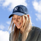 Mlb New York Yankees Mens 47 Brand Home Clean Up Cap, Navy, One-Size