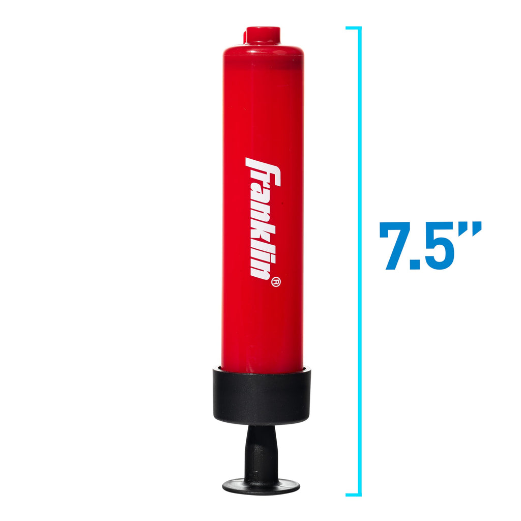 Franklin Sports Ball Pump Kit -7.4'' - Perfect For Basketballs, Soccer Balls And More - Complete Hand Pump Kit With Needles, Fle