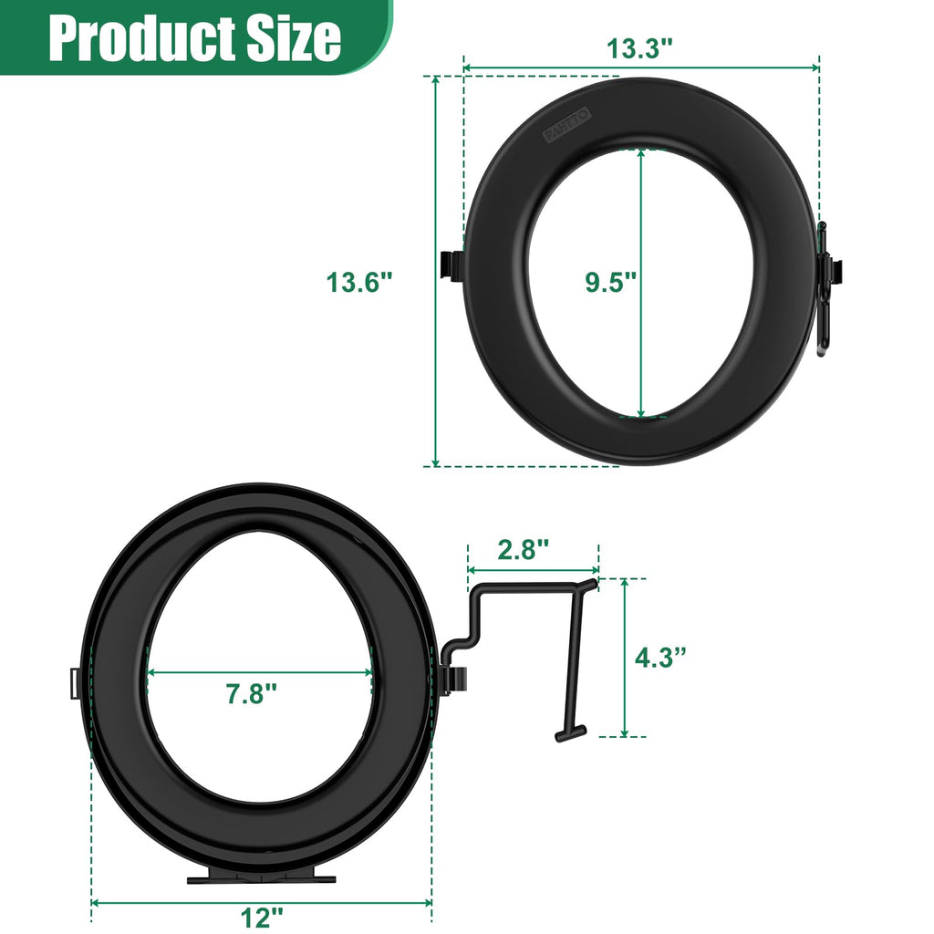 Bucket Toilet Seat, Portable Toilet Seat For 5 Gal Buckets, Camping Seat For Pail, Snap-On Bucket Seat For Outdoor, Camping, Hik