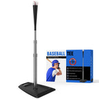 Portable Batting Tee For Baseball/Softball, Tees Height Adjustment From 24-45 Inch, Baseball Tees For Hitting With Heave Duty Ba