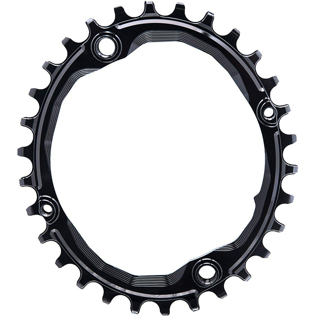 Absoluteblack Shimano Oval Traction Chainring Black/96 Bcd (M8000 Xt), 32T