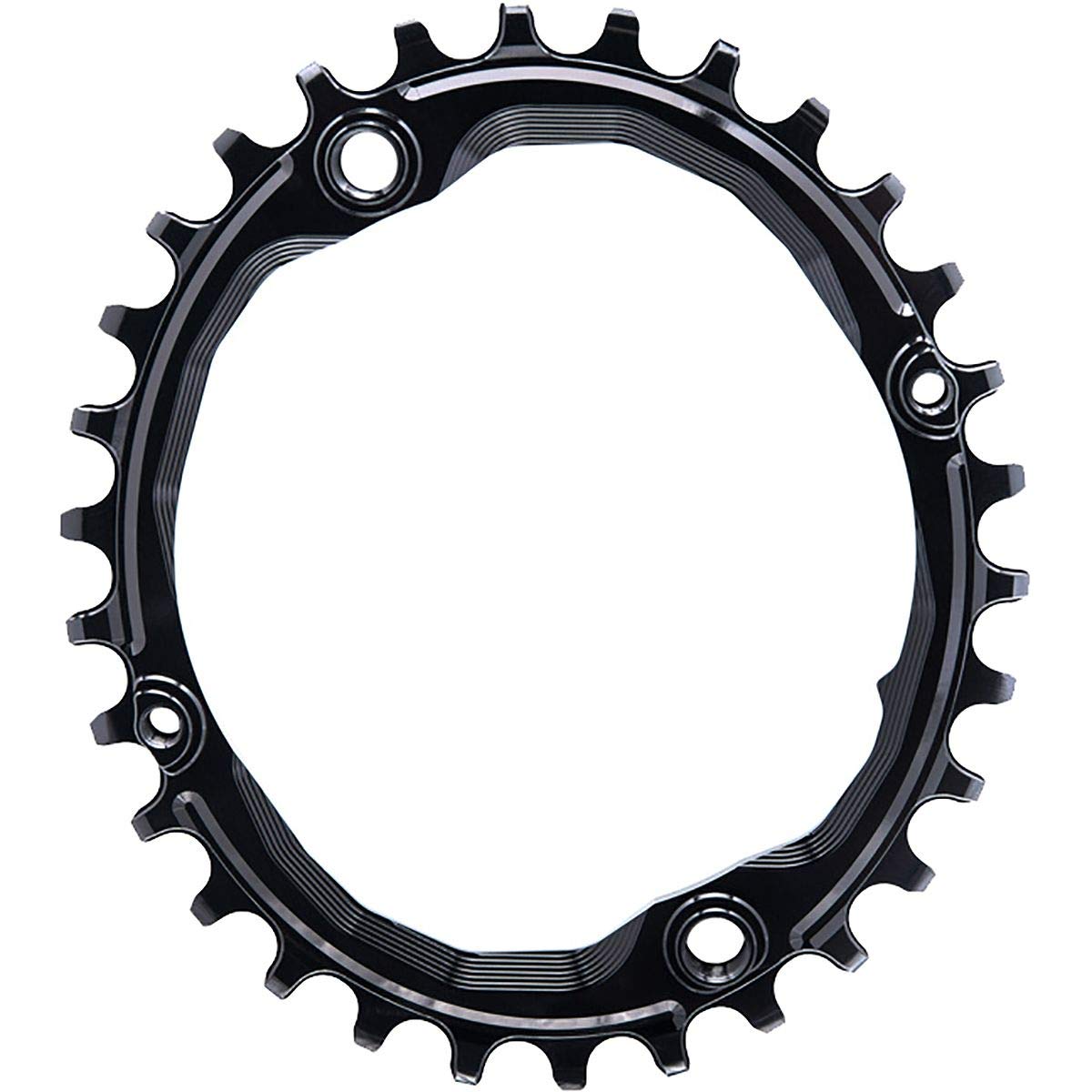 Absoluteblack Shimano Oval Traction Chainring Black/96 Bcd (M8000 Xt), 32T