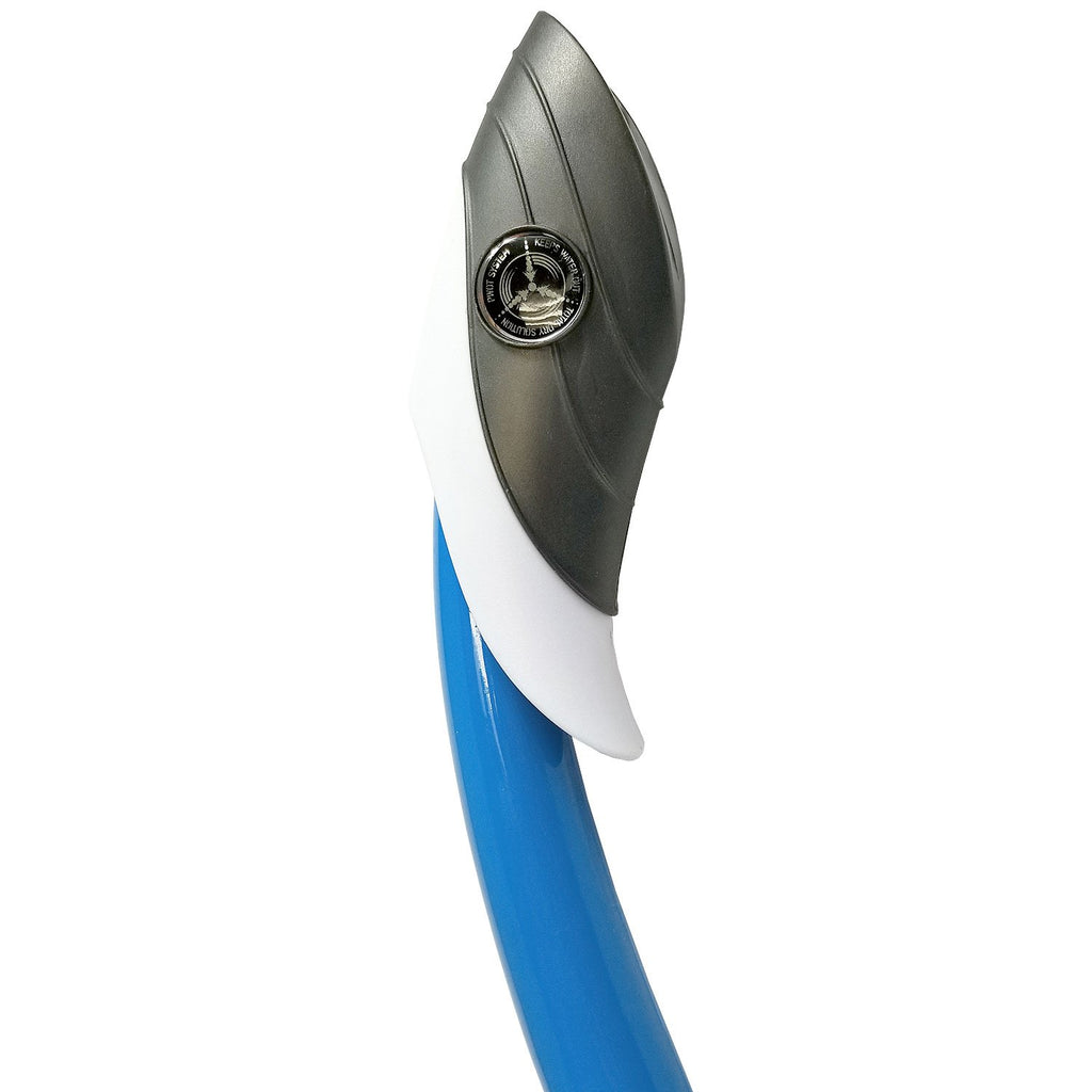 Aqua Lung Sport Island Dry Snorkel Isd Lx(Clear/Blue)