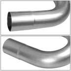 Dna Motoring Ztl-30Raw 16 Pcs 3 Inches Mild Steel Diy Custom Mandrel Exhaust Pipe Straight  U Bend Tube Kit,Universal Fit