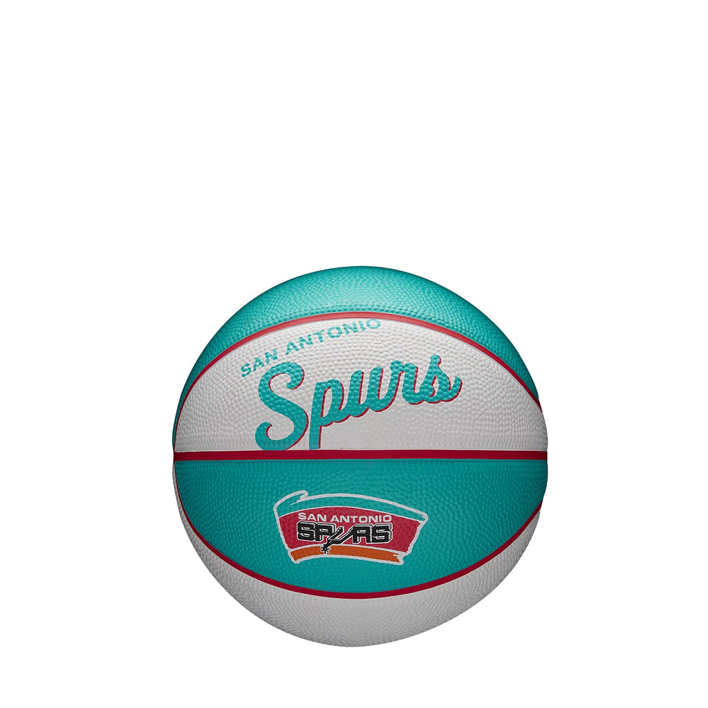 Wilson Nba Team Retro Mini Basketball - San Antonio Spurs