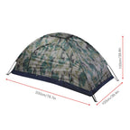 Camouflage Camping Tent-1 Person Lightweight Waterproof Windproof Backpacking Tent Emergency Pop Up Instant Tent For Family,Back