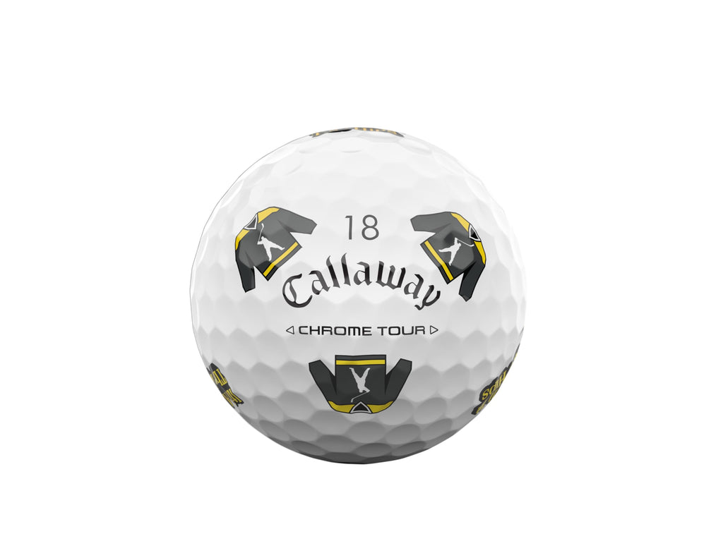 Callaway Golf Chrome Tour Happy Gilmore Golf Ball (Truvis, Its All in The HIPS)
