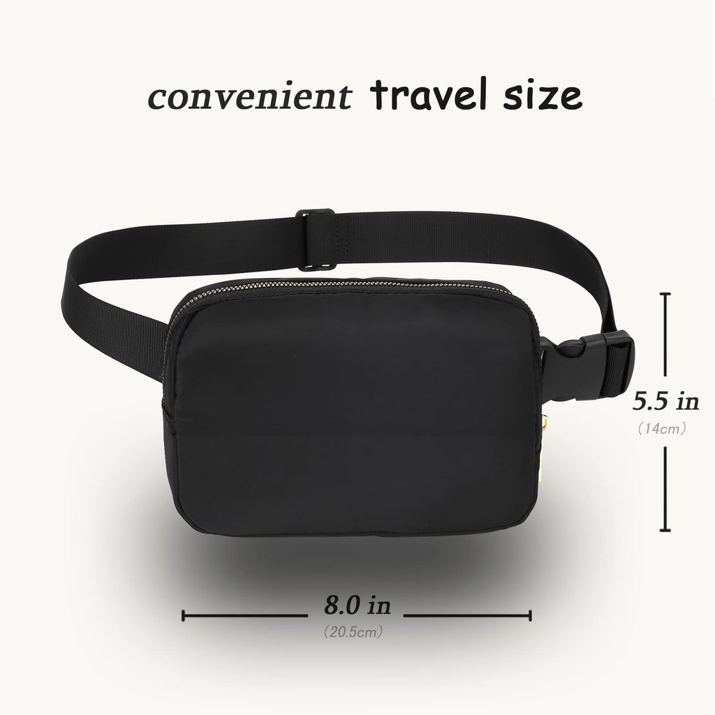 Daitet Everywhere Belt Bag For Men&Women, Crossbody Fanny Pack & Waist Bag With Adjustable Strap For Outdoors Workout Traveling