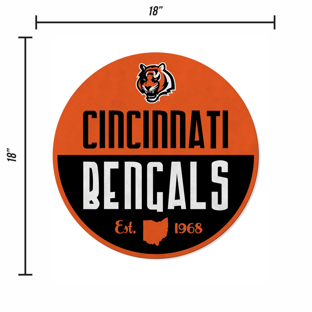 Rico Industries Nfl Football Cincinnati Bengals Classic Shape Cut Pennant - Home And Living Room D  Cor - Soft Felt Ez To Hang