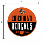 Rico Industries Nfl Football Cincinnati Bengals Classic Shape Cut Pennant - Home And Living Room D  Cor - Soft Felt Ez To Hang
