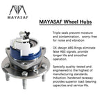 Mayasaf 513121X2 Axle Bearing Front Wheel Hub And Bearing Assembly 5 Lug Wabs For Chevy Impala Venture, For Buick Century, For C