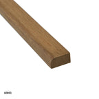 Whitecap 60854 Teak 3/8'' H X 3/4'' W Small Stop Molding - 5' Length
