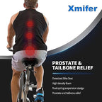 Xmifer Oversized Bike Seat, Comfortable Bike Seat - Universal Replacement Bicycle Saddle - Waterproof Leather Bicycle Seat With