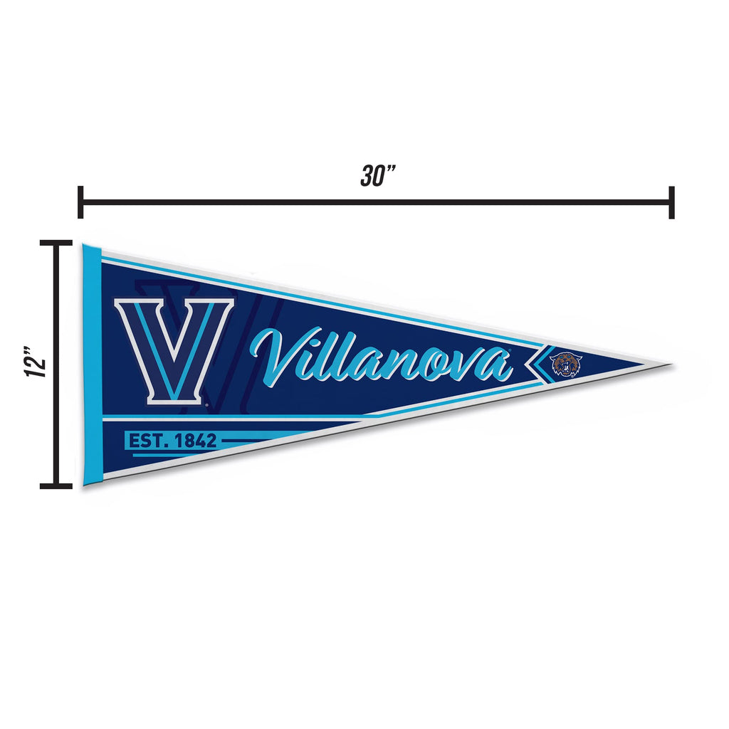 Rico Industries Ncaa Villanova Wildcats Classic 12'' X 30'' Felt Wall D  Cor Pennant - Great For Home/Bed Room/Man Cave D  Cor