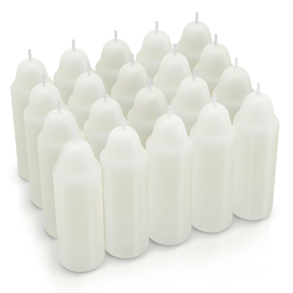 12-Hour White Candles Compatible With Candle Lanterns, Long-Burning Candles For Outdoor, Camping, Emergency, Survival Emergency