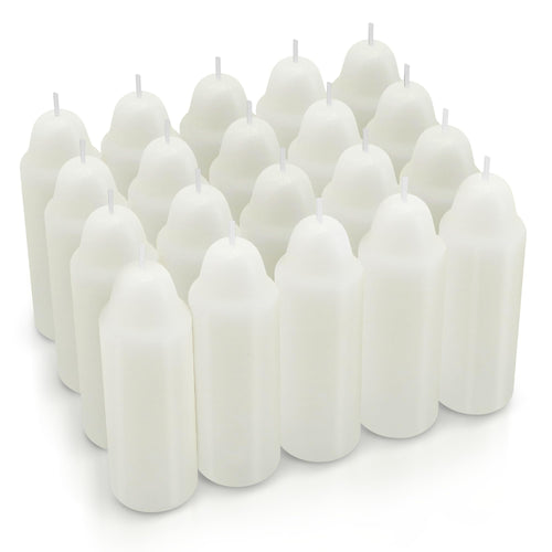 12-Hour White Candles Compatible With Candle Lanterns, Long-Burning Candles For Outdoor, Camping, Emergency, Survival Emergency