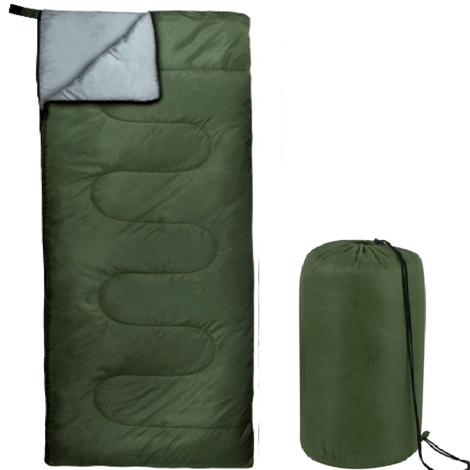 Envelope Sleeping Bags 4 Seasons Warm Or Cold Lightweight Indoor Outdoor Sleeping Bags For Adults, Backpacking, Camping