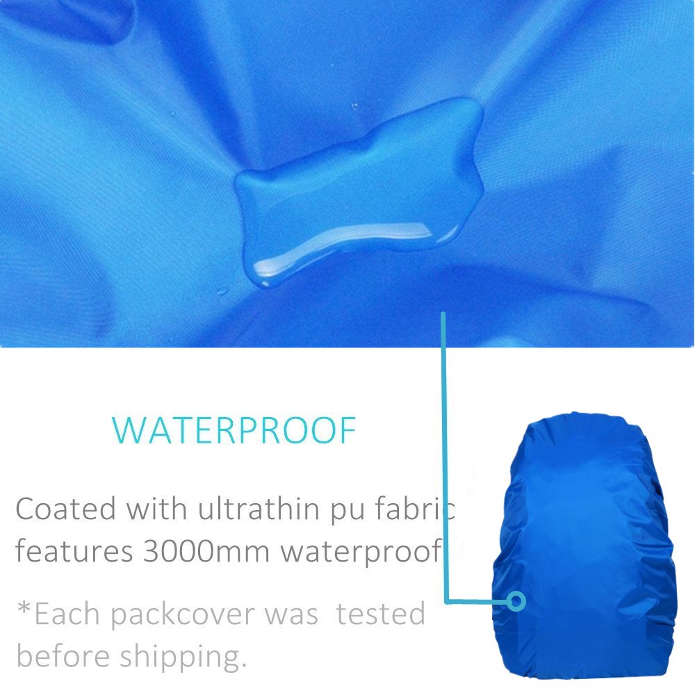 Joy Walker Backpack Rain Cover Waterproof Breathable Suitable For (15-25L, 30-40L, 40-55L, 55-70L, 70-90L) Backpack Hiking/Campi