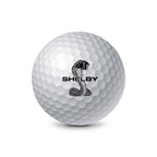 Carroll Shelby Three Pack Wilson Ultra 500 Distance Golf Balls With Shelby Split Snake Logo