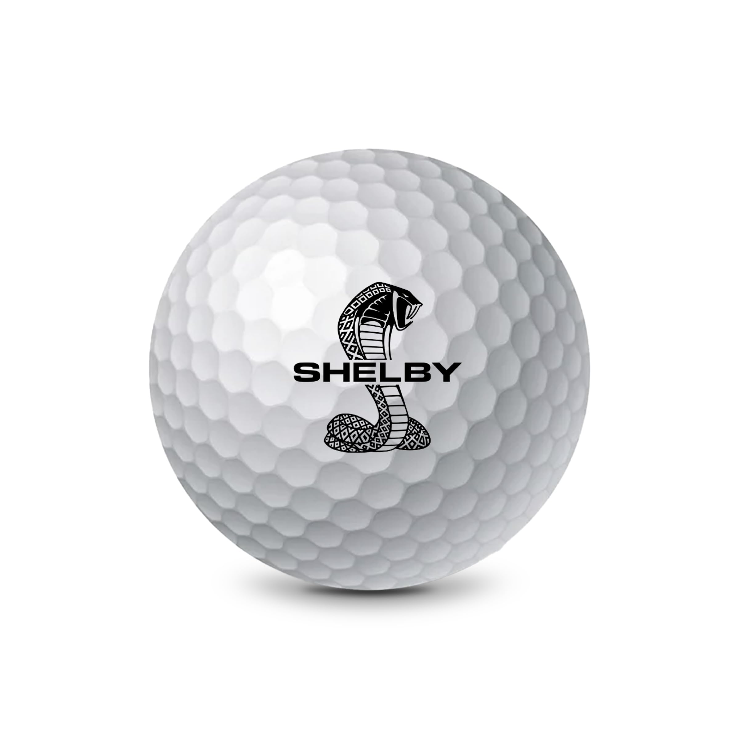 Carroll Shelby Three Pack Wilson Ultra 500 Distance Golf Balls With Shelby Split Snake Logo