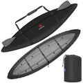 Rosefray 12.3-13.5ft Kayak Cover,Comfortable Shoulder Strap,420D Heavy Duty Kayak Covers,Waterproof UV Resistant,Fade-Resistant 