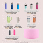 Worbss 2Pack Pink Glitter Silicone Boot Sleeve For Stanley Cup 40Oz Accessories For Hydro Flask 18-24Oz Or More Wide Mouth Water