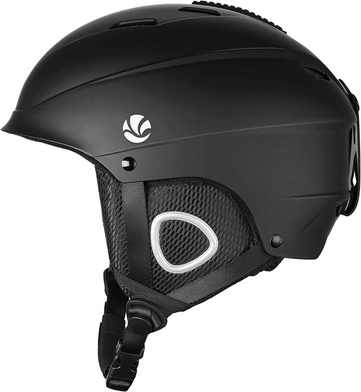 VANRORA Ski Helmet, Snowboard Helmet - Black, L