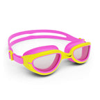 Aqtivaqua Kids Swim Goggles Swimming Goggles For Kids Youth Childrens Boys Girls (Hotpink/Yellow Colour)