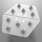 Xcman Snowboard Clear Aluminum Spike Stomp Pad Anti-Slip,Provides Extra Grip And Pperfect Traction With 3M Adhesives 5.1 X 4.3 I