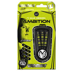 Winmau Michael Van Gerwen Mvg Ambition Brass Steeltip Darts Set 24G With Mvg Flights And Nylon Shafts (Stems)