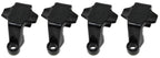 Jsp Manufacturing Black Plastic Pontoon Boat Square Rail Fender Adjuster Hanger Clip (4)