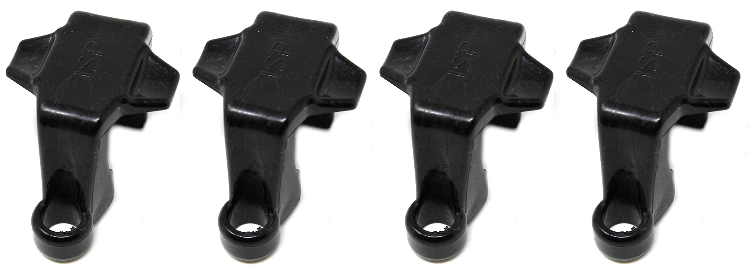 Jsp Manufacturing Black Plastic Pontoon Boat Square Rail Fender Adjuster Hanger Clip (4)